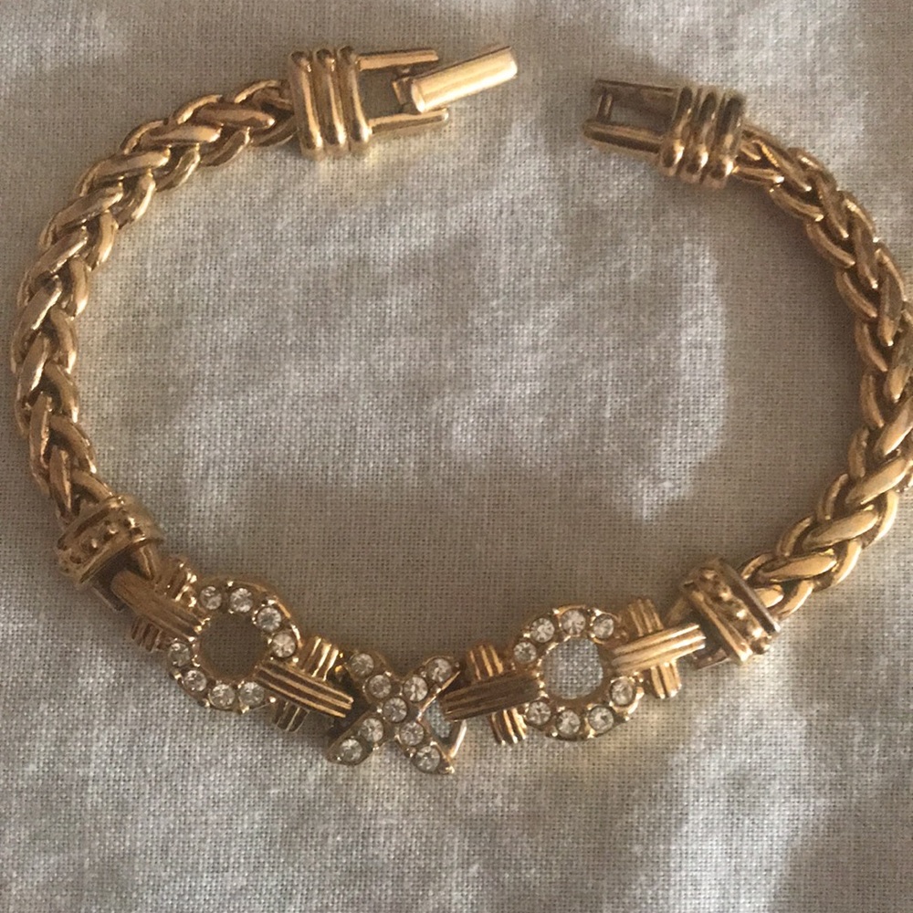 Swarovski Gold Plated Bracelet with crystals
